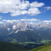 aussicht sextner dolomiten ab karnischer kamm fr